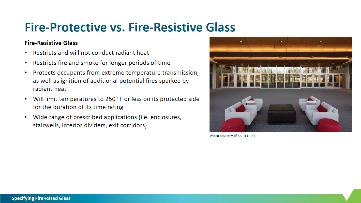 Specifying FireRated Glass